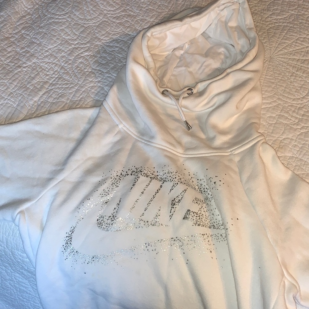 Nike White Hoodie